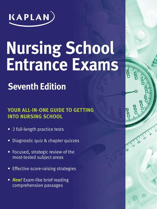 Cover image for Nursing School Entrance Exams